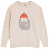 BASK IN THE SUN Smoking pipe sweatshirt clay men