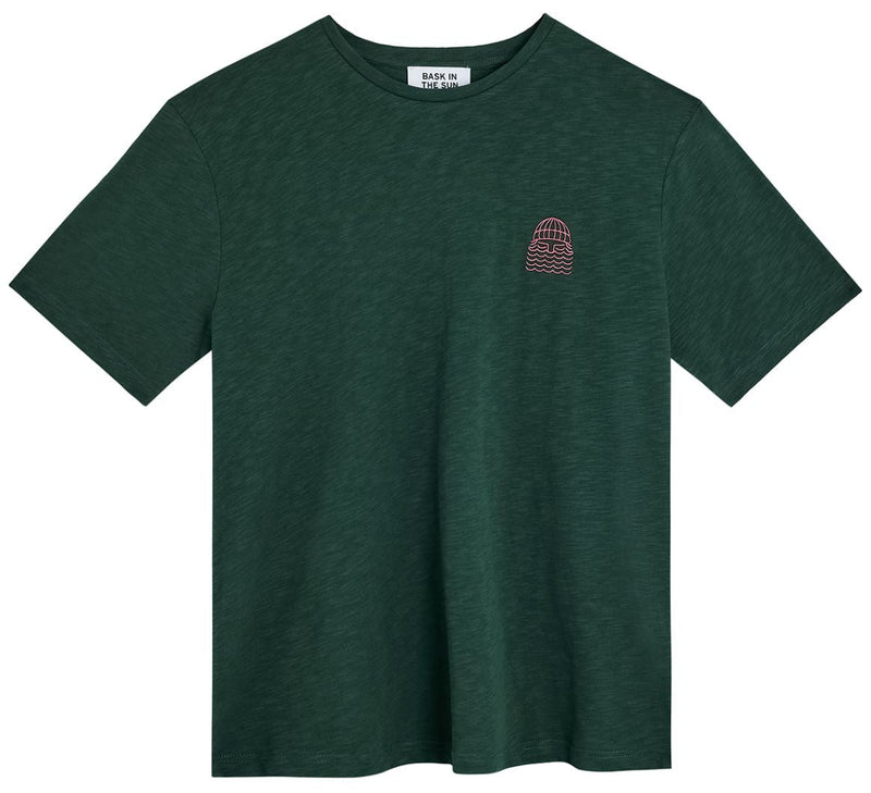 BASK IN THE SUN Mini to the sea t-shirt forest men
