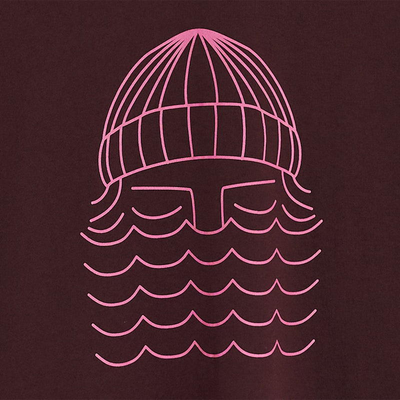 BASK IN THE SUN To the sea t-shirt wine men