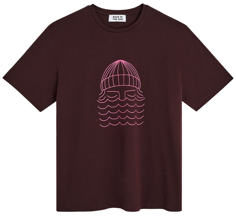 BASK IN THE SUN To the sea t-shirt wine men