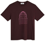 BASK IN THE SUN To the sea t-shirt wine men