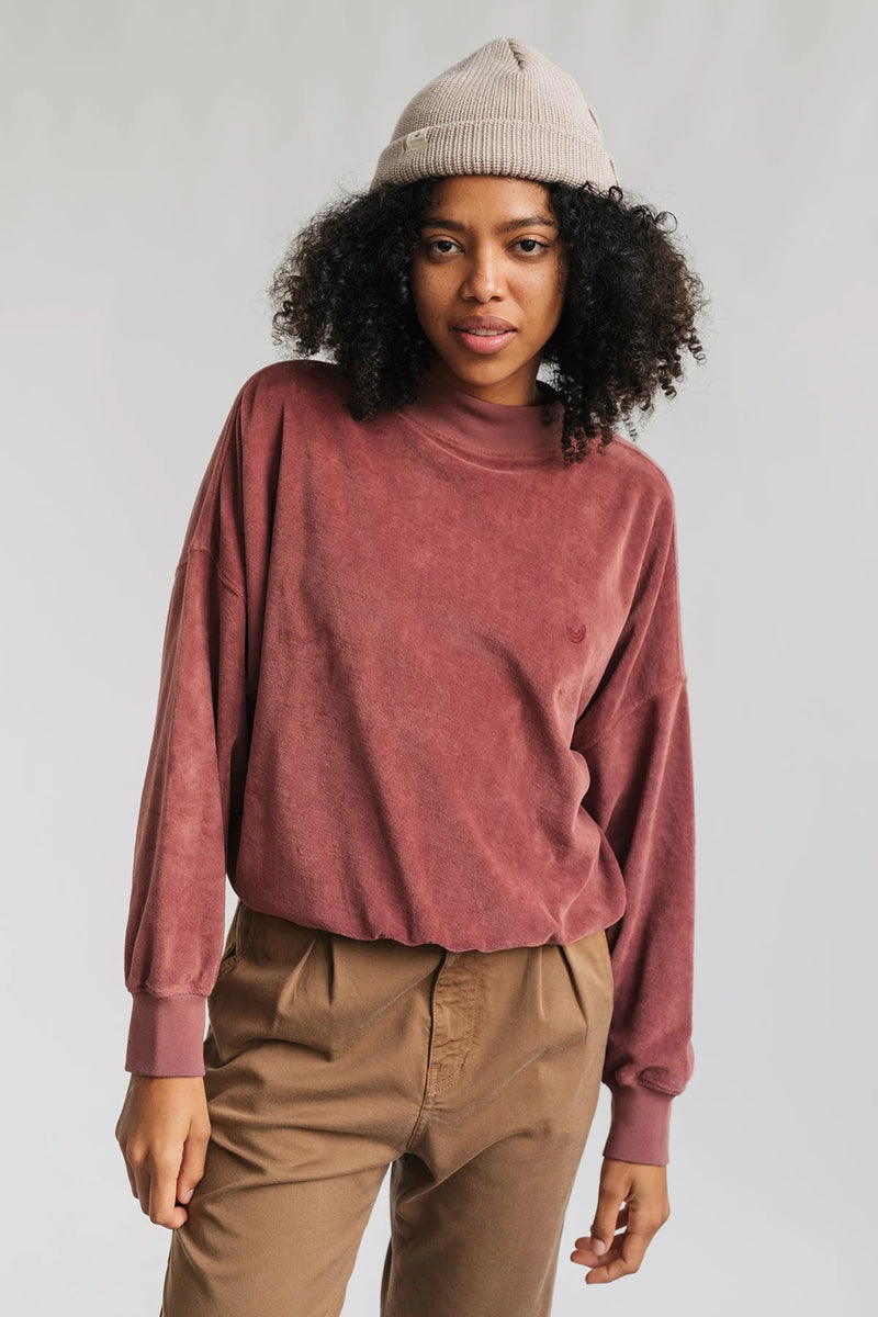 TWOTHIRDS Binz sweatshirt rose brown women