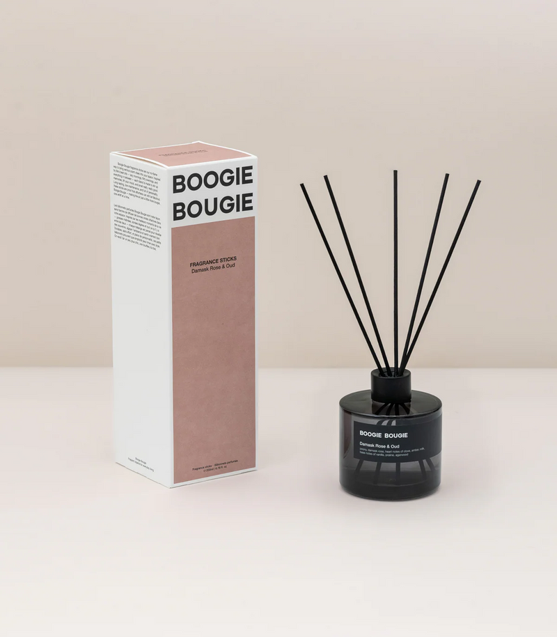 BOOGIE BOUGIE Damask rose & oud fragrance sticks