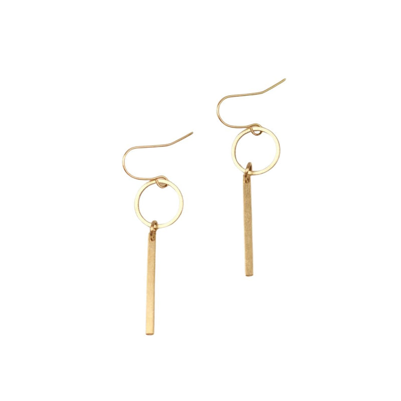 BRASSCAKE Mala hook earrings