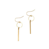 BRASSCAKE Mala hook earrings