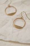 BRASSCAKE Sunset hook earrings