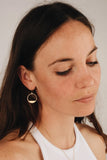 BRASSCAKE Sunset hook earrings