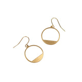 BRASSCAKE Sunset hook earrings