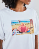 BRAVA This is Spain oversized t-shirt white women