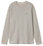 TWOTHIRDS Buddenhaggen longsleeve t-shirt light green stripes men