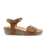 ZOURI Seashell sandals nut women