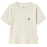 TWOTHIRDS Carvel t-shirt ecru multicolour neps women