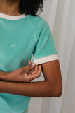 TWOTHIRDS Carvel t-shirt mint leaf women