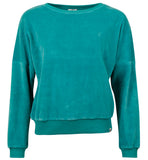 CHILLS & FEVER Lima sweater teal blue women