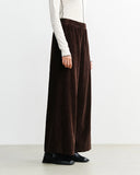 ROTHOLZ Corduroy Flared trousers chocolate women