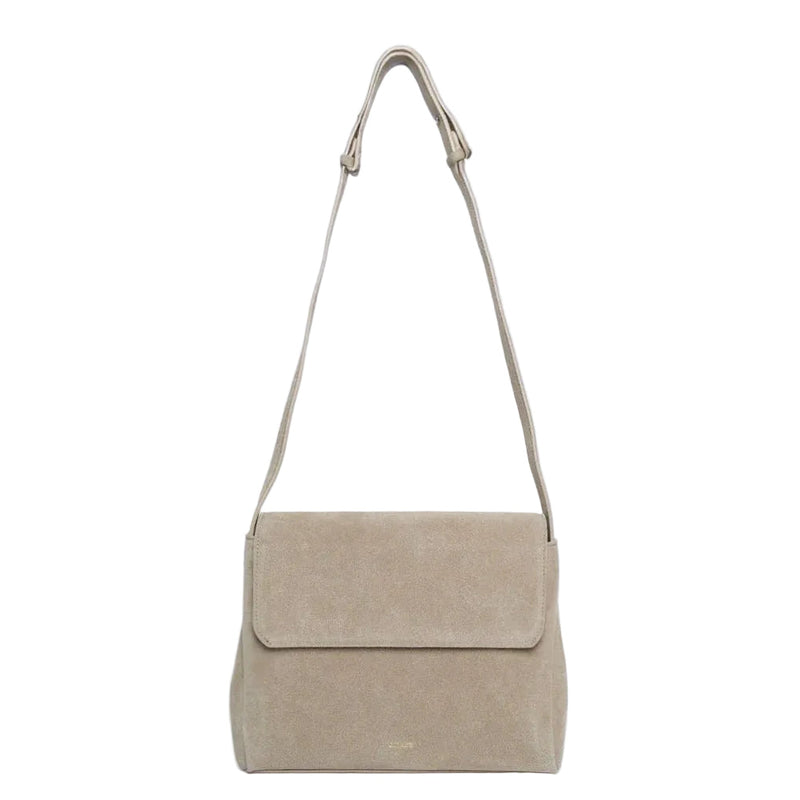 ANN KURZ The one crossbody bag suede caramelo women