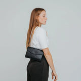 ANN KURZ Cute clutch nappa black women