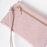 ANN KURZ Cute clutch suede rosa women