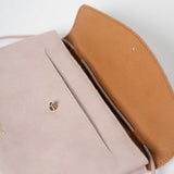 ANN KURZ Cute clutch suede rosa women