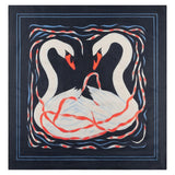 DEDICATED Kullavik painted swans scarf multicolour unisex
