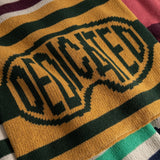 DEDICATED Rossberga retro ski blocks scarf multicolour unisex
