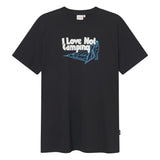 DEDICATED Stockholm love not camping t-shirt black men