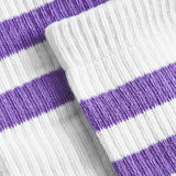 DEDICATED Ullevi sport socks stripes paisley purple unisex