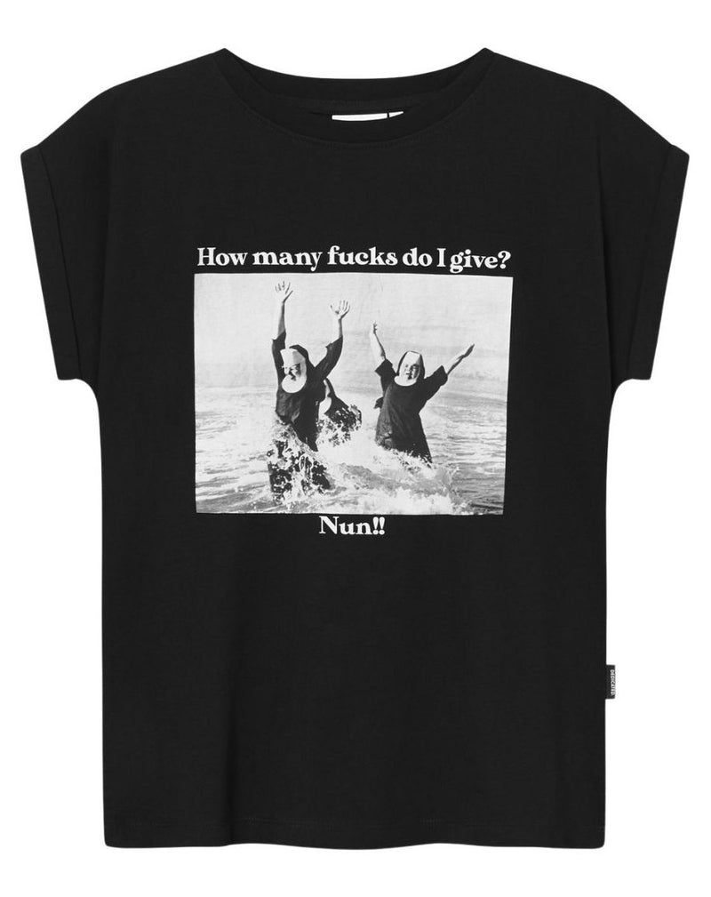 DEDICATED Visby nun given t-shirt black women