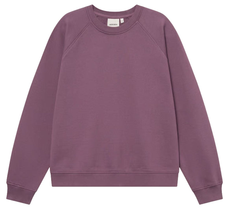 DEDICATED Ystad base sweatshirt berry purple women