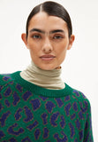 ARMEDANGELS Diliriaa leopaa jumper emerald green women