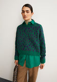 ARMEDANGELS Diliriaa leopaa jumper emerald green women