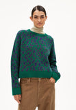 ARMEDANGELS Diliriaa leopaa jumper emerald green women