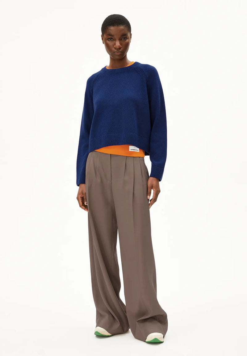 ARMEDANGELS Diliriaa reglana jumper blue noon women