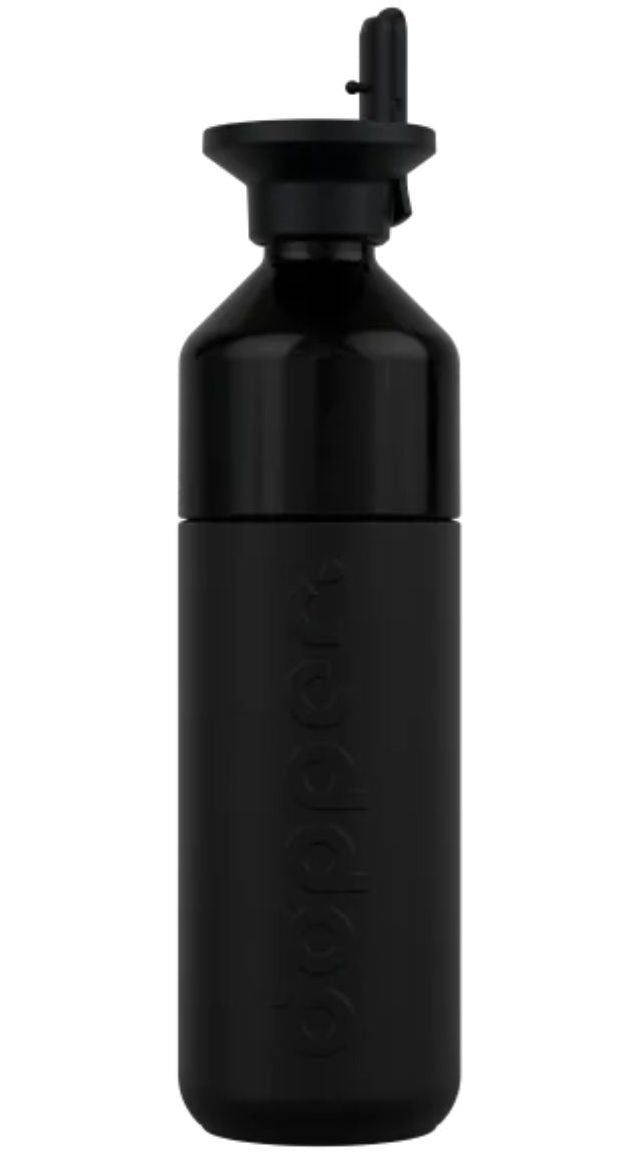 DOPPER Insulated blazing black x flip straw 580 ml