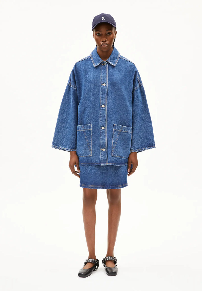 ARMEDANGELS Draapy denim jacket royal women