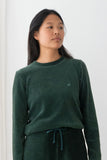 TWOTHIRDS Eparses longleeve dark green women