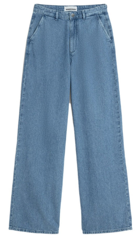 ARMEDANGELS Evinaa light loose fit denim trousers iced indigo women