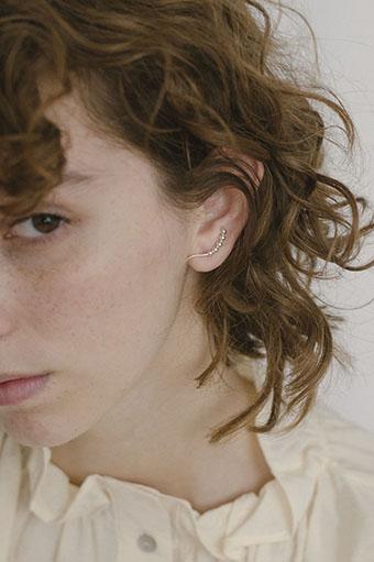 SEW A SONG Linnae earrings silver