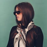 LINDA PABST Black sister scarf big