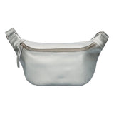 ANN KURZ Fanny pack metallic silver women