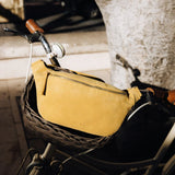 ANN KURZ Fanny pack suede golden women