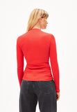 ARMEDANGELS Fatimaa turtleneck red alert women