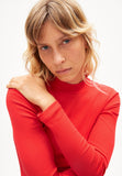 ARMEDANGELS Fatimaa turtleneck red alert women