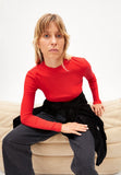 ARMEDANGELS Fatimaa turtleneck red alert women