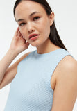 GIVN BERLIN Shirley knitted top ice water blue women