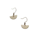 BRASSCAKE Half circle hooks earrings