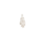 WILDTHINGS COLLECTABLES Hamsa hand stud earring recycled silver