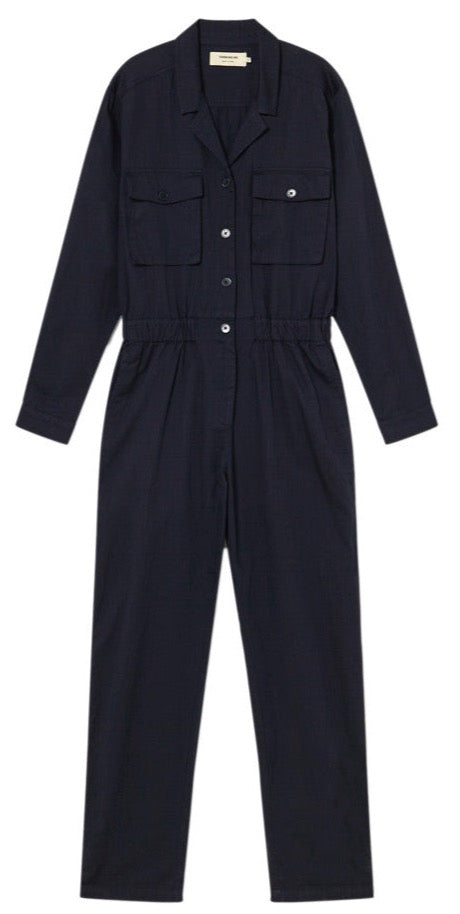 THINKING MU Hannah jumpsuit navy women