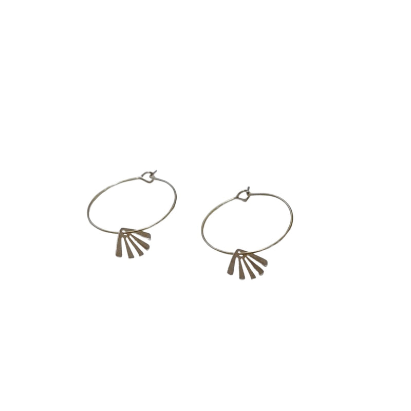 BRASSCAKE Harlow hoop earrings