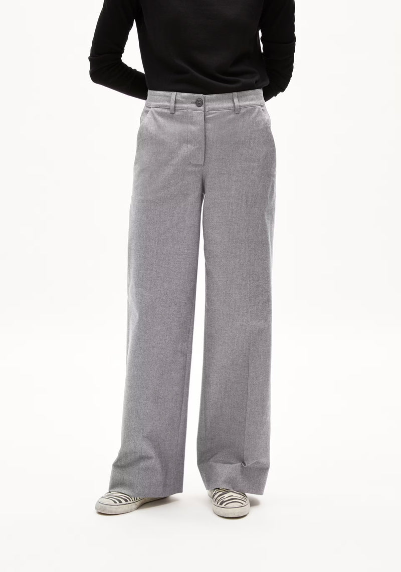 ARMEDANGELS Leandraa handaas trousers night sky oatmilk women